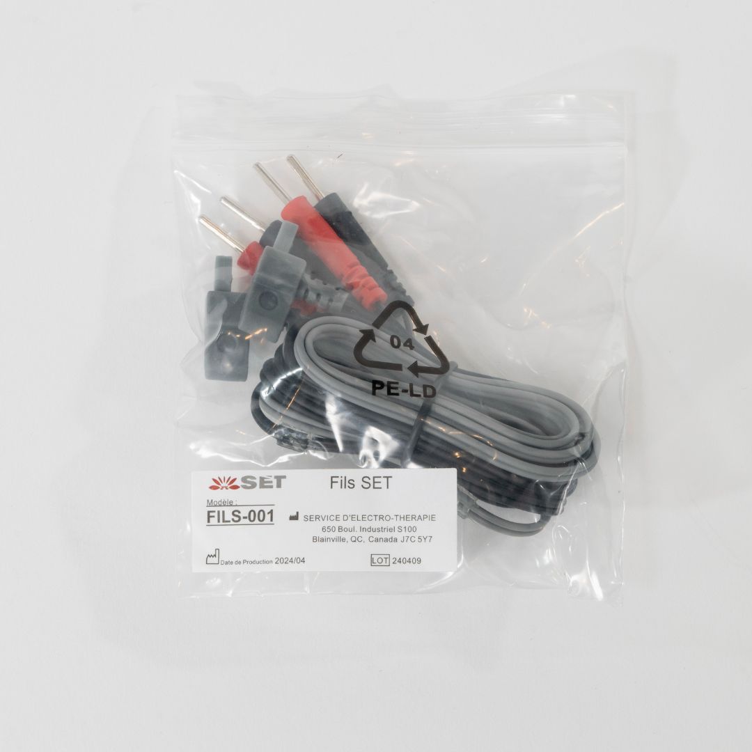 Fil Conducteur pour appareils d'électrothérapie TENS SET